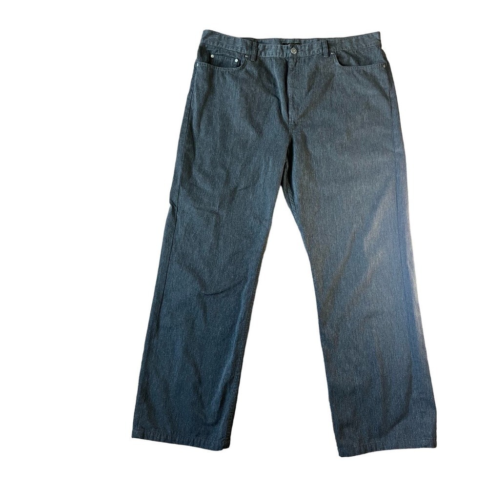 Joseph Abboud Big & Tall Straight Leg Denim, Dark Gray Wash, 40W x 32L